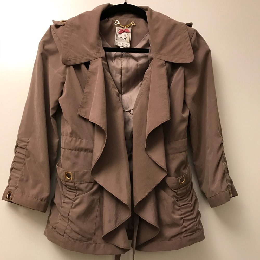 Cute waterfall front fall jacket